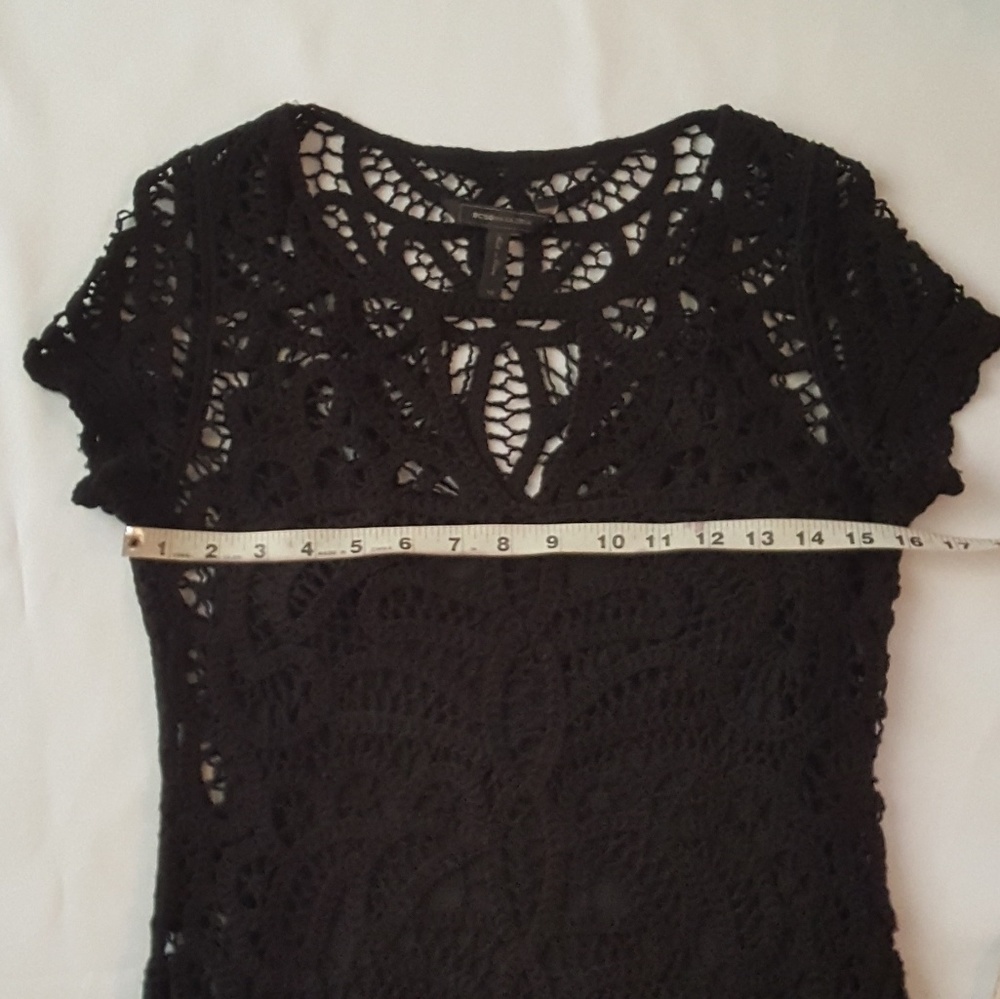 BCBGMAXAZRIA LALINDA  Crochet Dress - Picture 4 of 8